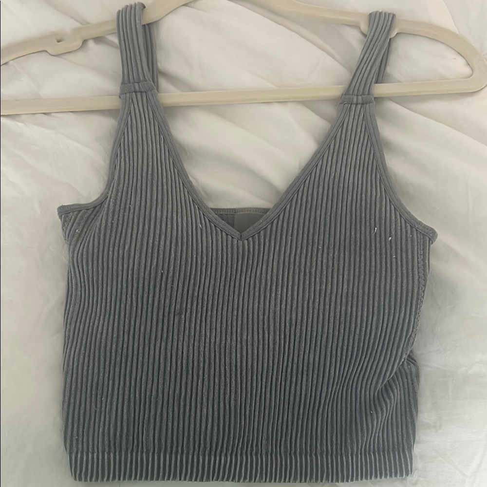 Altar’d State grey ribbed tank